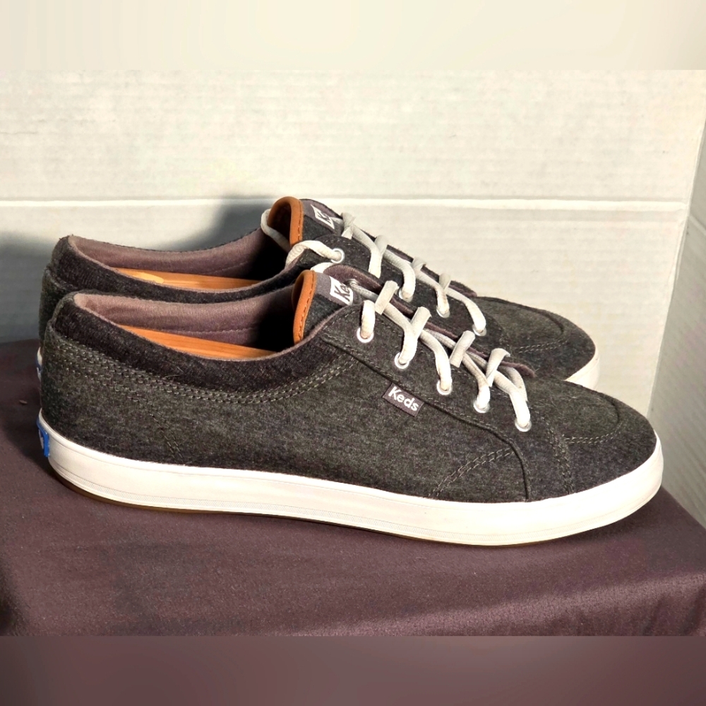 Keds Center Jersey Rib Knit Womans Sneakers Size 9 Memory Foam Insole